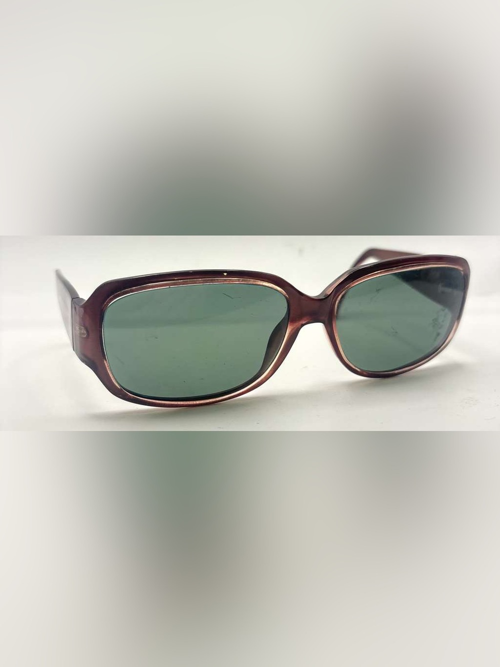 Lauren Hutton LS92PL Brown Translucent Oval Sunglasses Frames Only